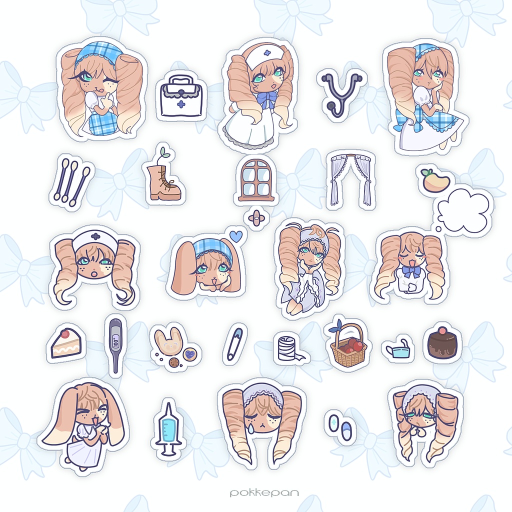 Pokkepan 01 | Bacholette | Digital Sticker | デジタルステッカー