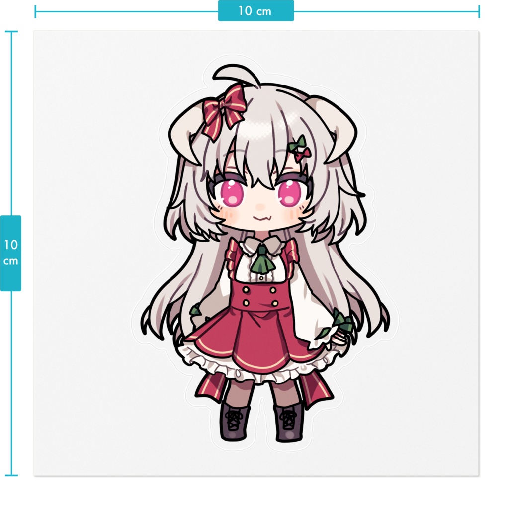 おめかし花咲ステッカー