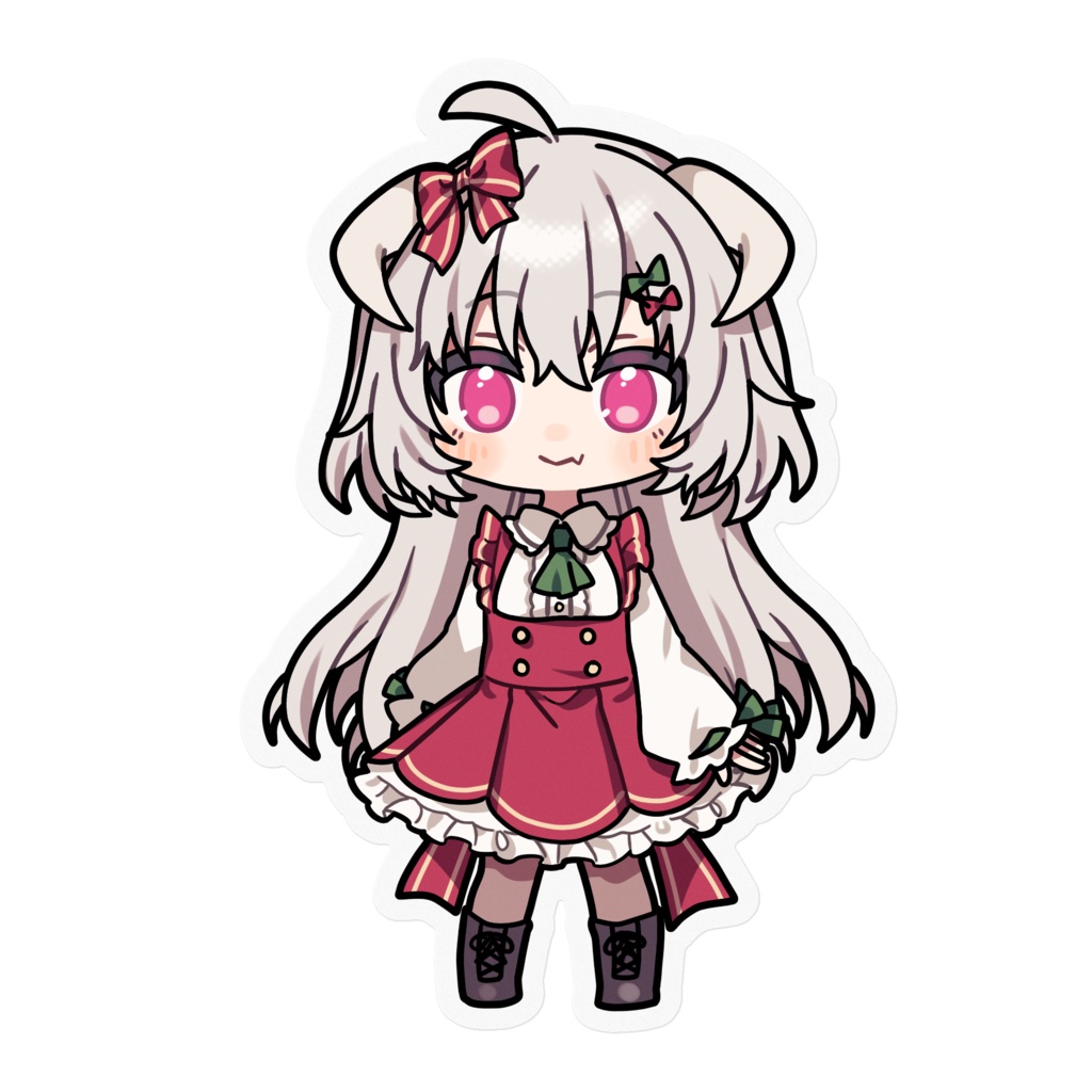 おめかし花咲ステッカー