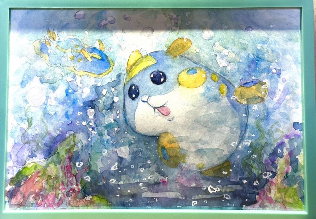 ウミウシと一緒に