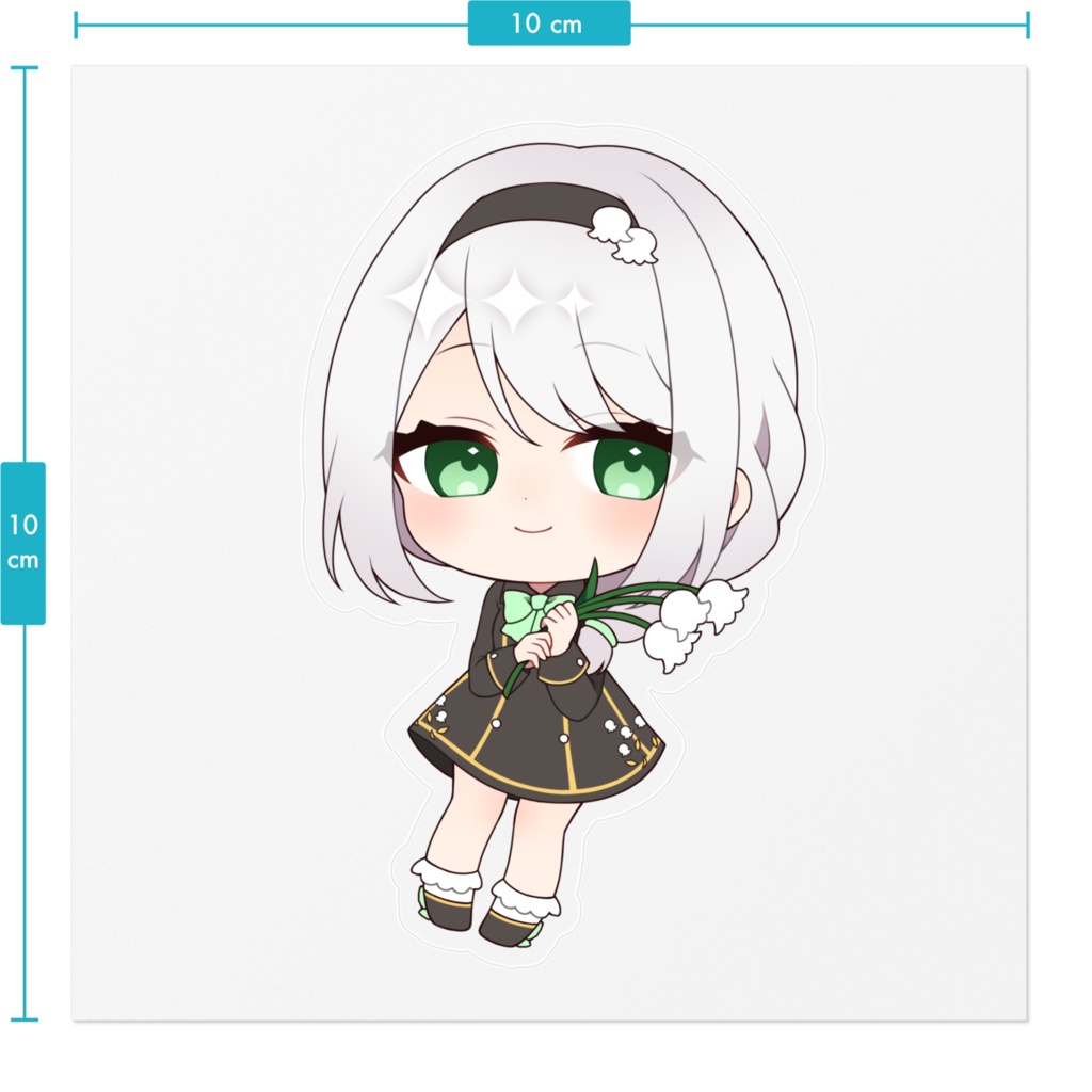 鈴華 蘭 ステッカー