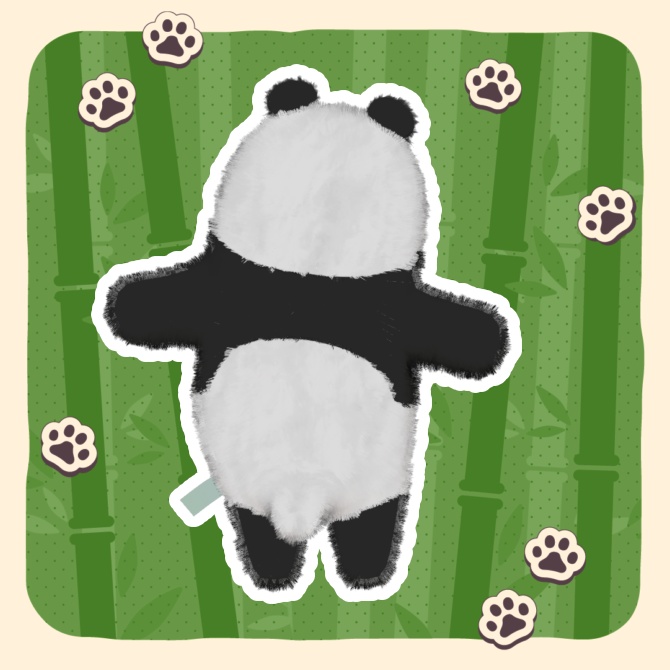 【ネコチヤン】ぱんだテクスチャ