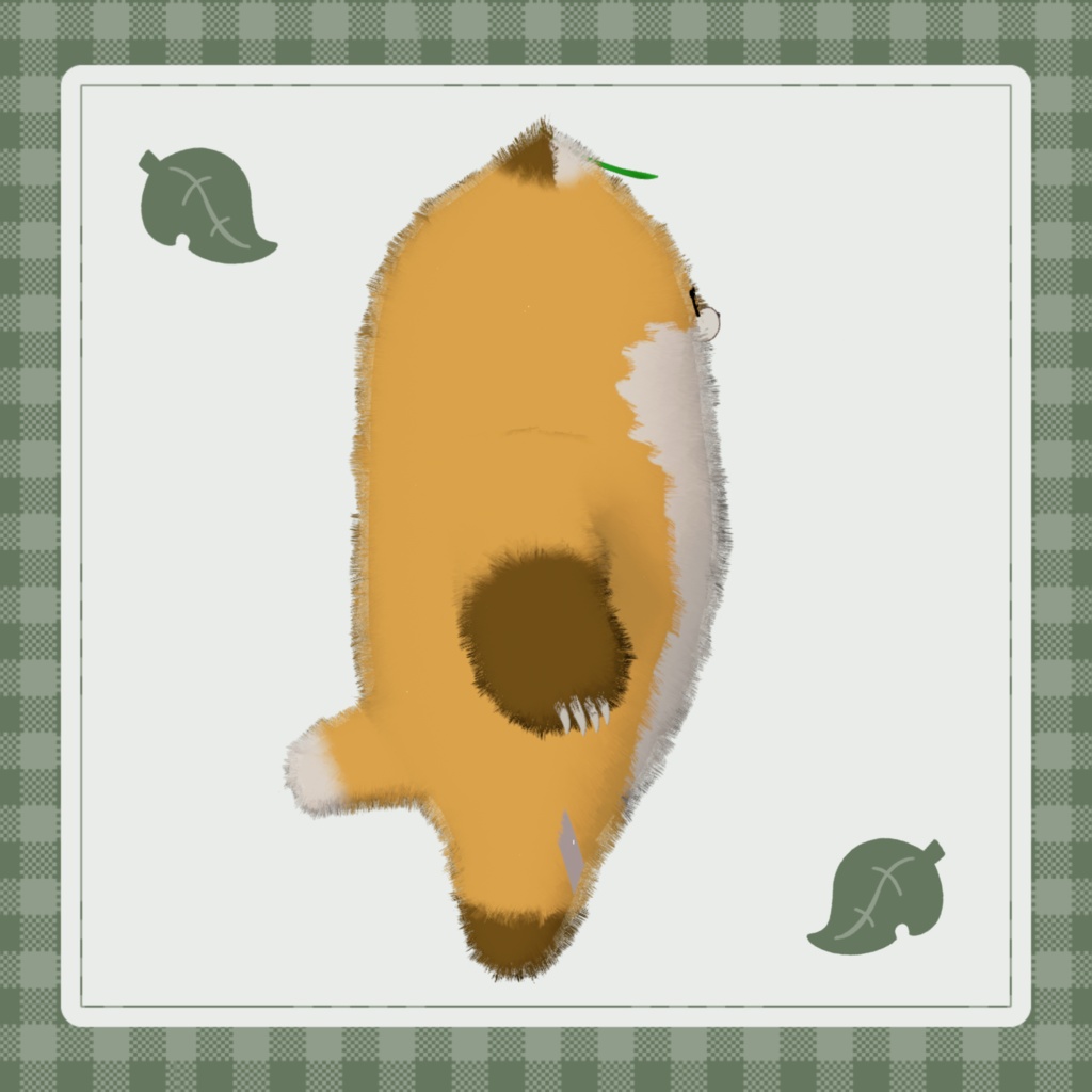 【ネコチヤン】たぬきときつねテクスチャ