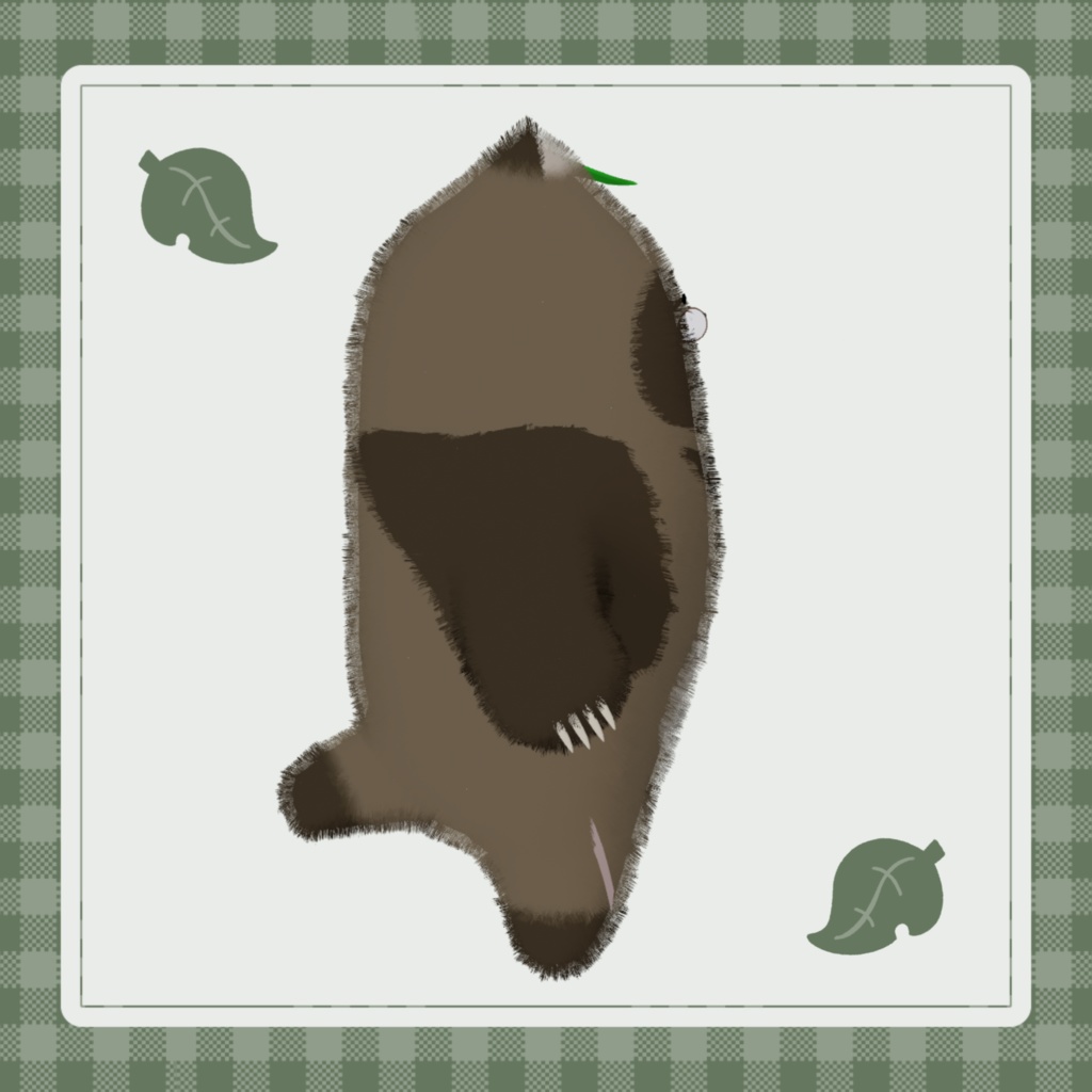 【ネコチヤン】たぬきときつねテクスチャ