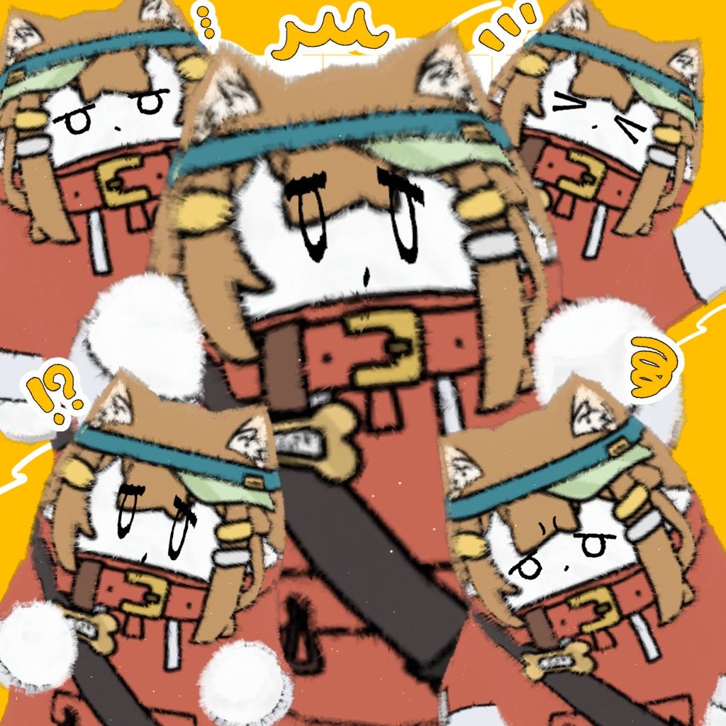 【ネコチヤン】まめひなたっぽいテクスチャ