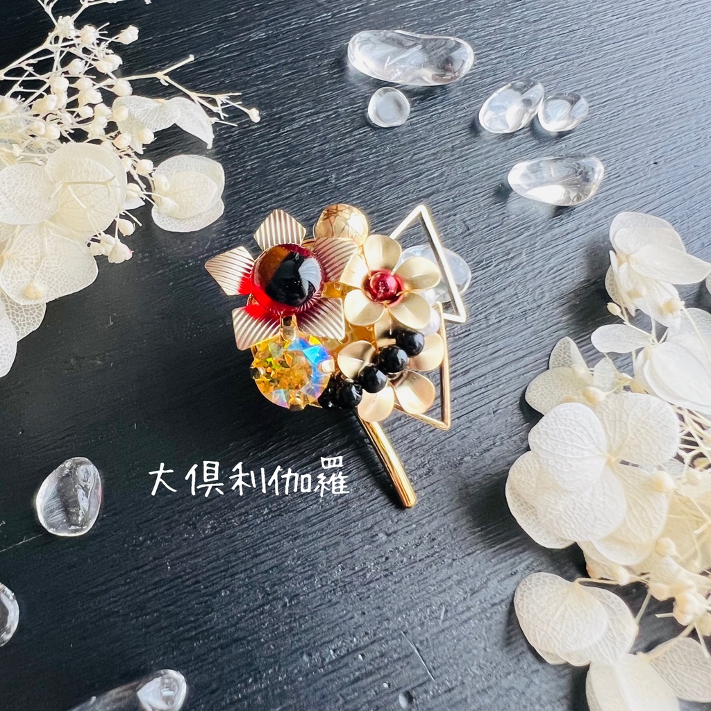 【刀剣男士イメージ】花束のポニーフック