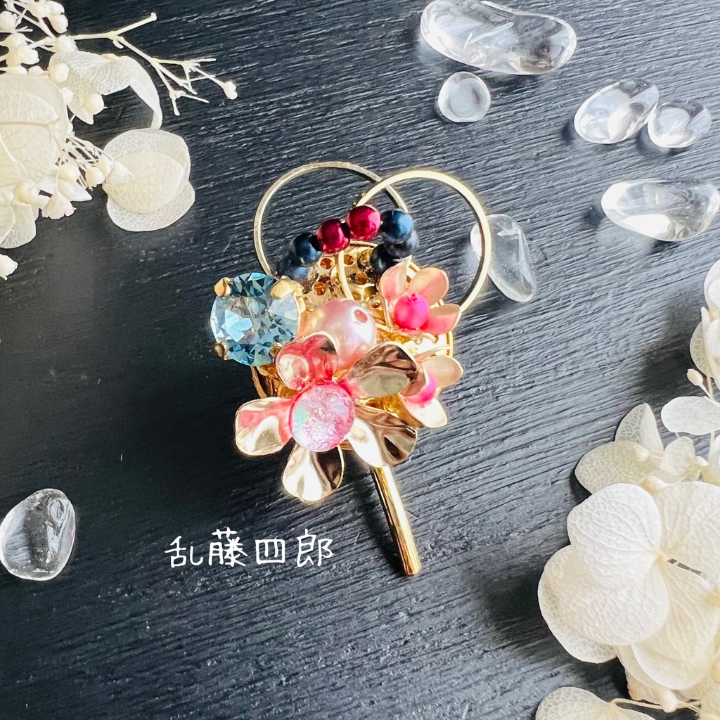 【刀剣男士イメージ】花束のポニーフック