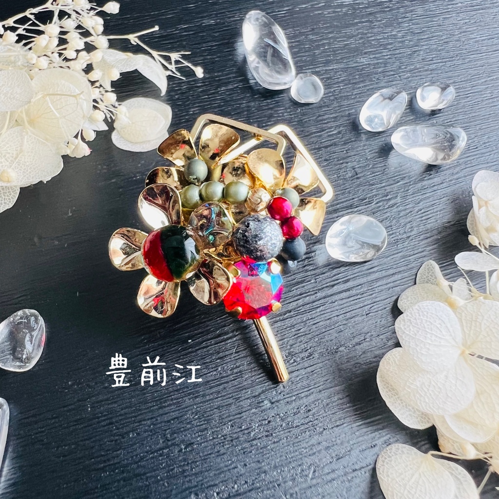 【刀剣男士イメージ】花束のポニーフック