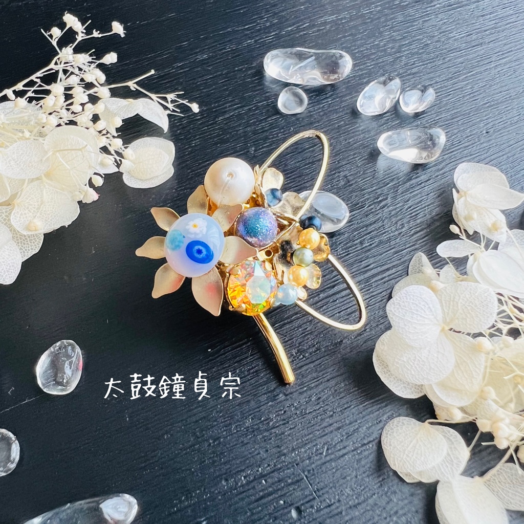 【刀剣男士イメージ】花束のポニーフック