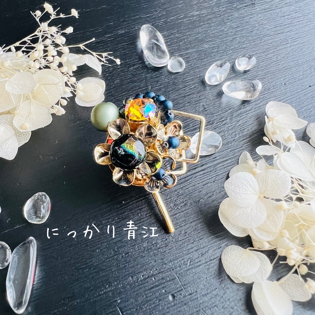 【刀剣男士イメージ】花束のポニーフック