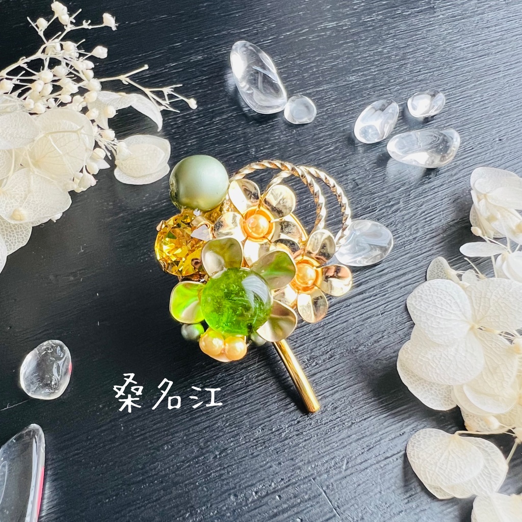 【刀剣男士イメージ】花束のポニーフック