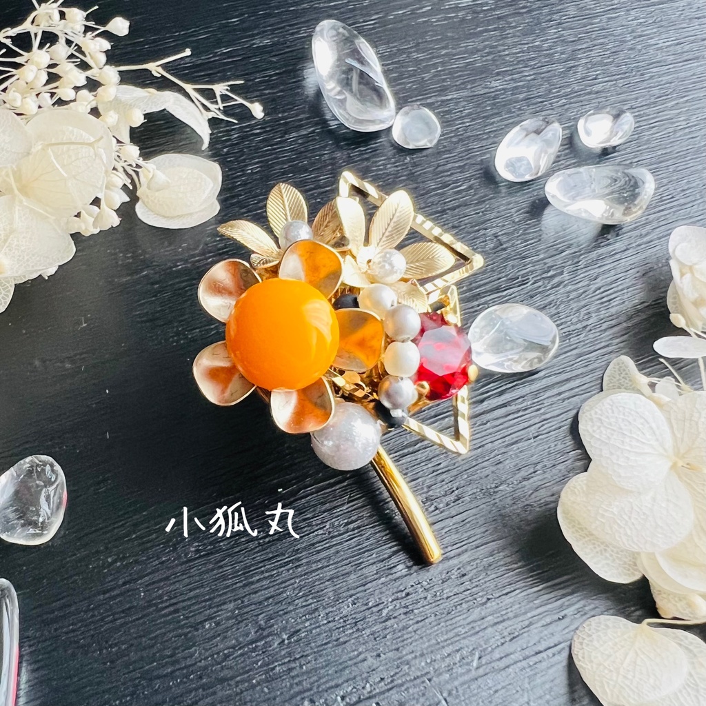 【刀剣男士イメージ】花束のポニーフック