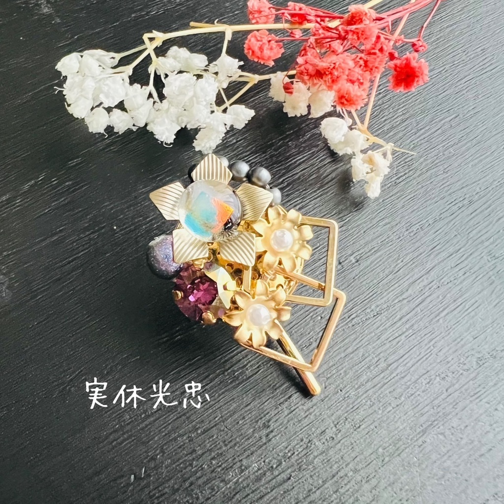 【刀剣男士イメージ】花束のポニーフック