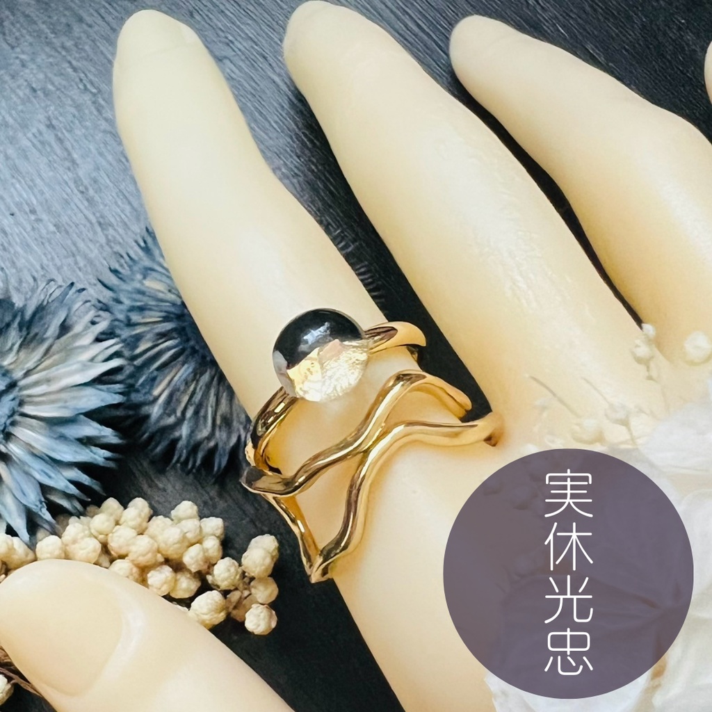 【刀剣乱舞 男士イメージ】悠久縁の2連リング