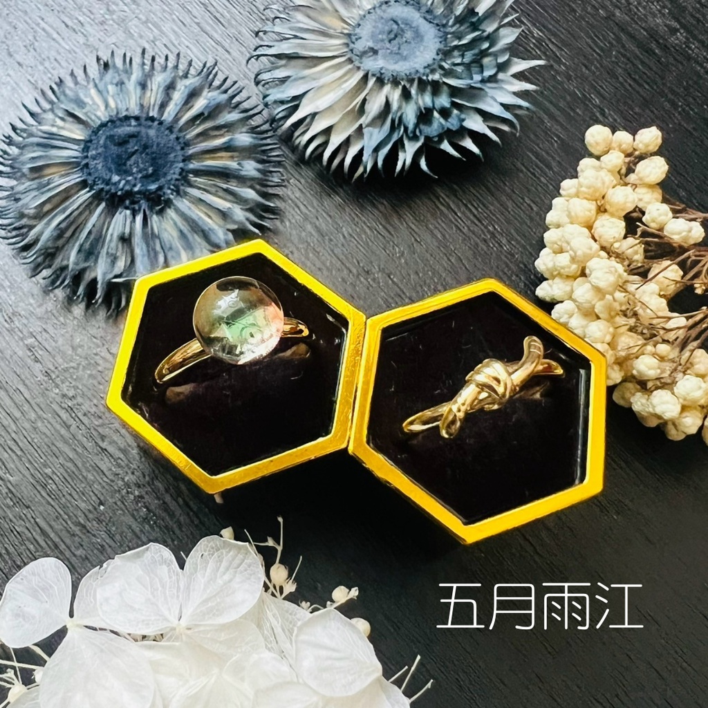 【刀剣乱舞 男士イメージ】悠久縁の2連リング