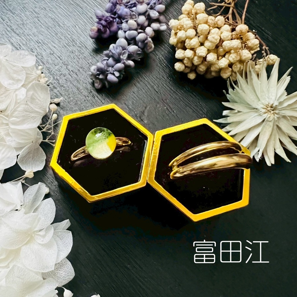 【刀剣乱舞 男士イメージ】悠久縁の2連リング