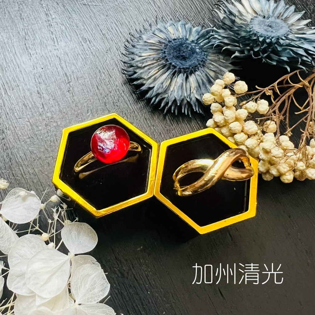 【刀剣乱舞 男士イメージ】悠久縁の2連リング