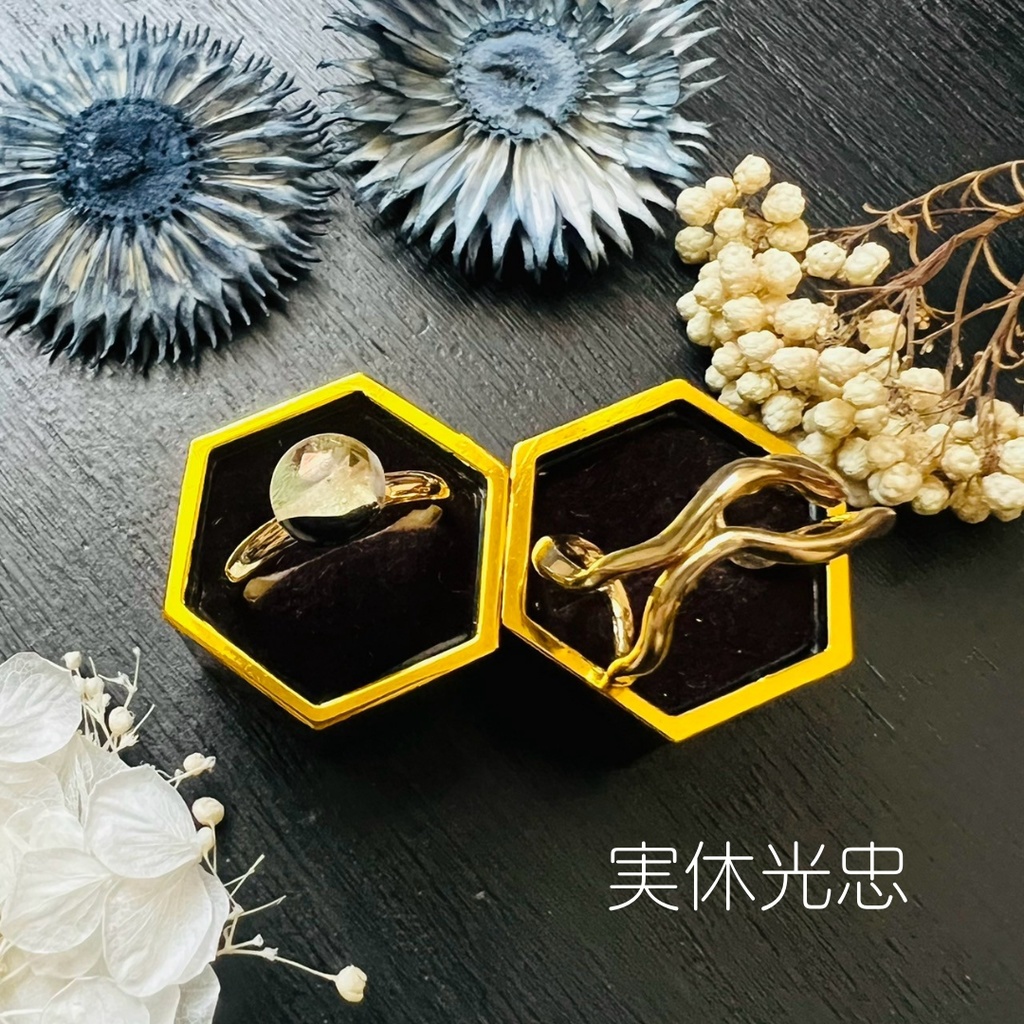 【刀剣乱舞 男士イメージ】悠久縁の2連リング