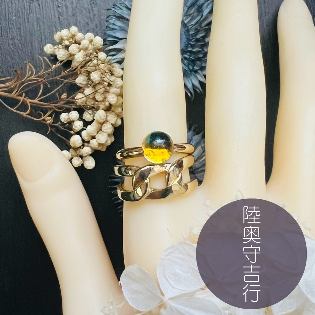 【刀剣乱舞 男士イメージ】悠久縁の2連リング