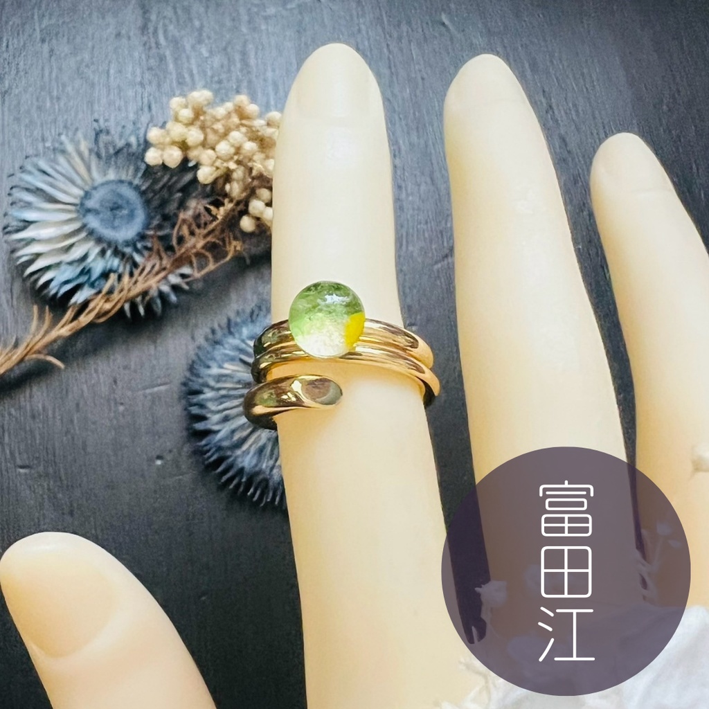 【刀剣乱舞 男士イメージ】悠久縁の2連リング