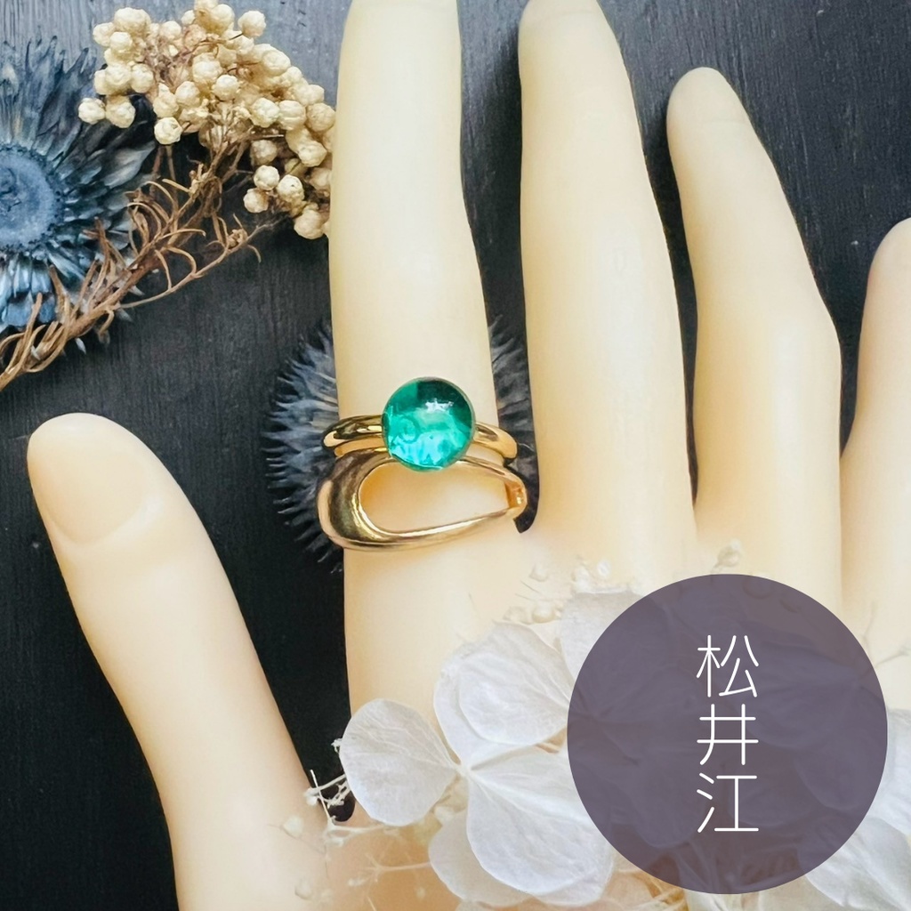 【刀剣乱舞 男士イメージ】悠久縁の2連リング