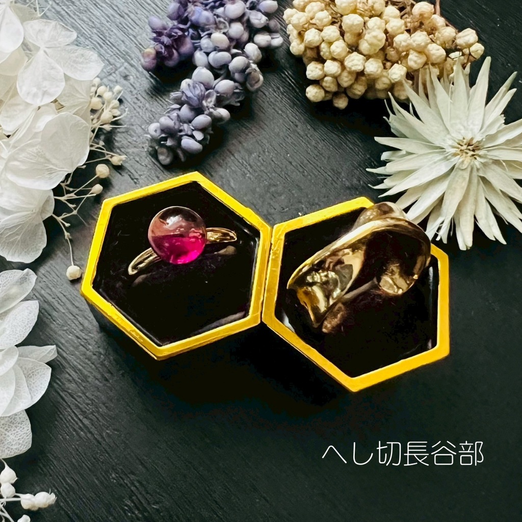 【刀剣乱舞 男士イメージ】悠久縁の2連リング