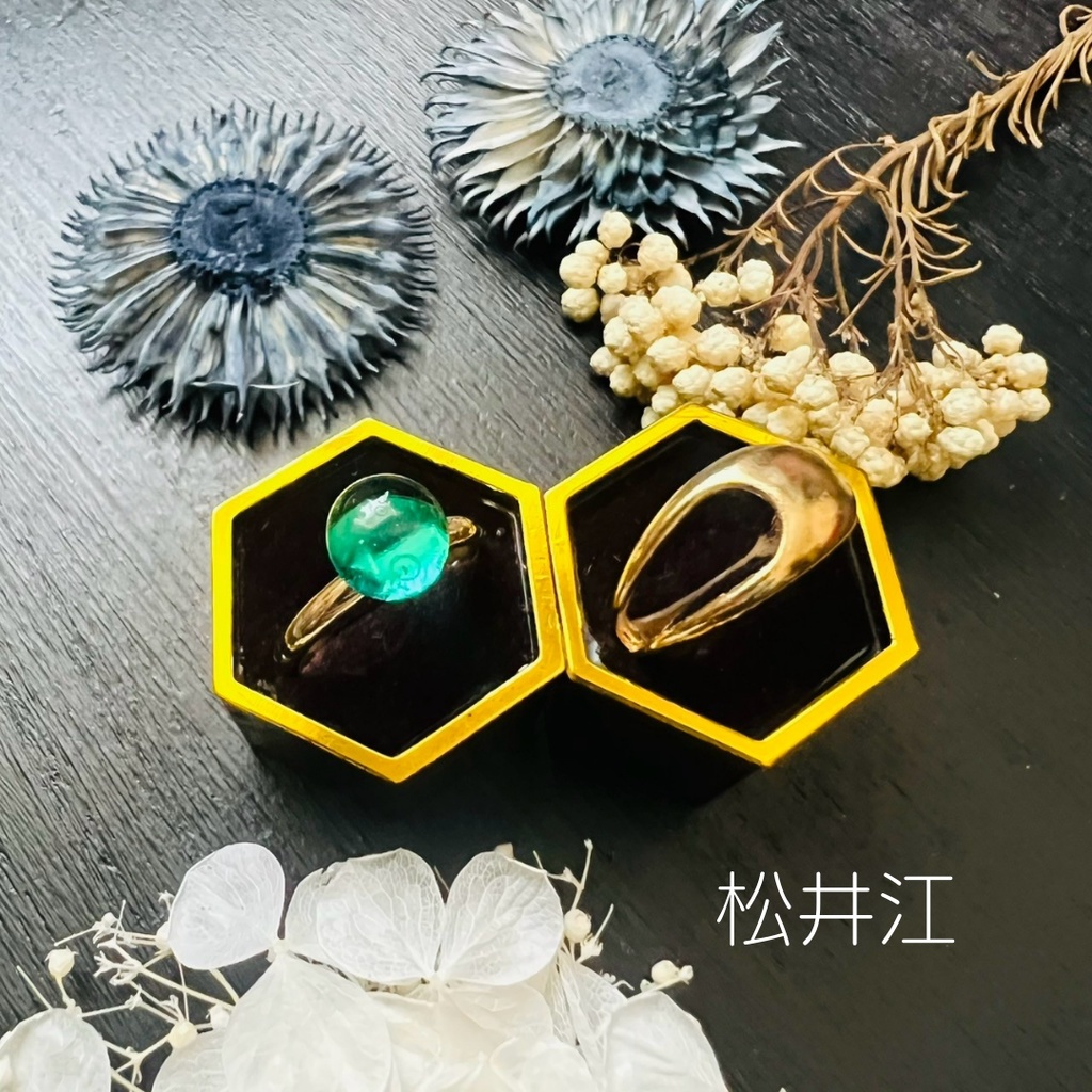 【刀剣乱舞 男士イメージ】悠久縁の2連リング