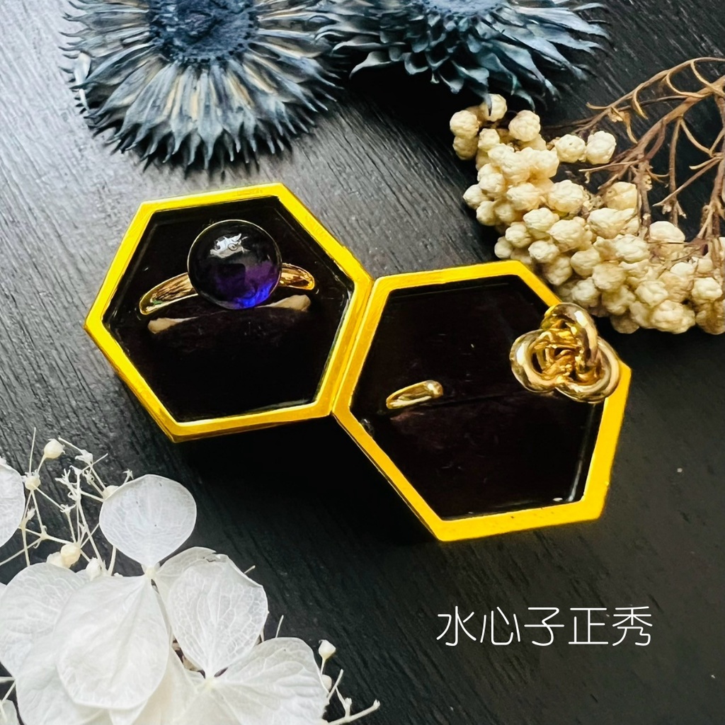 【刀剣乱舞 男士イメージ】悠久縁の2連リング