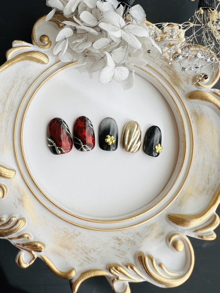 【男士イメージ ニュアンスネイル】灯-Tomoshibi-