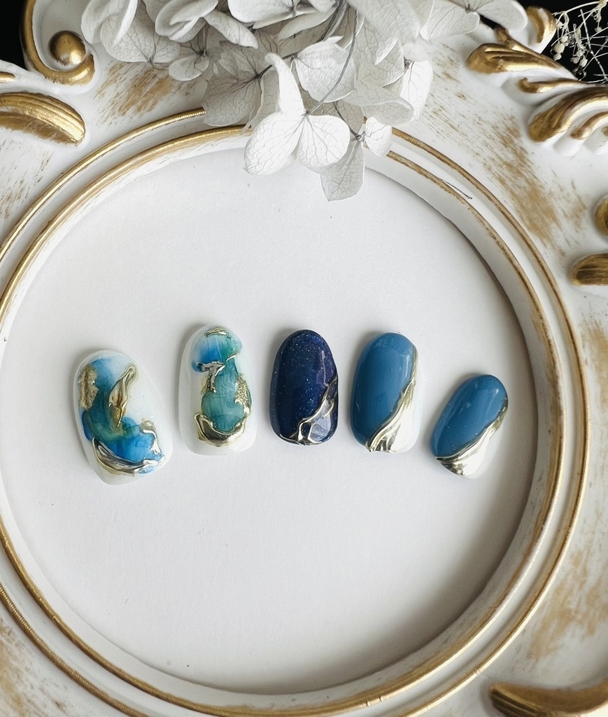 【男士イメージ ニュアンスネイル】灯-Tomoshibi-