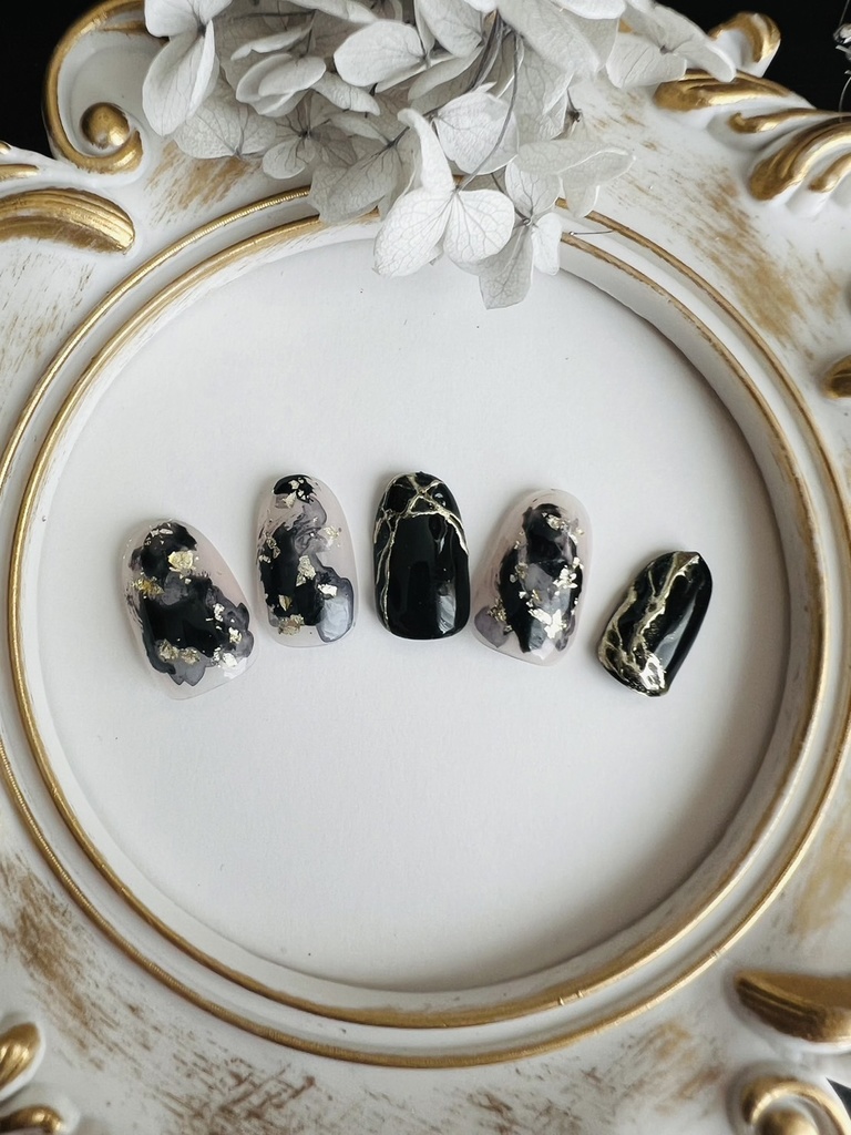 【男士イメージ ニュアンスネイル】灯-Tomoshibi-