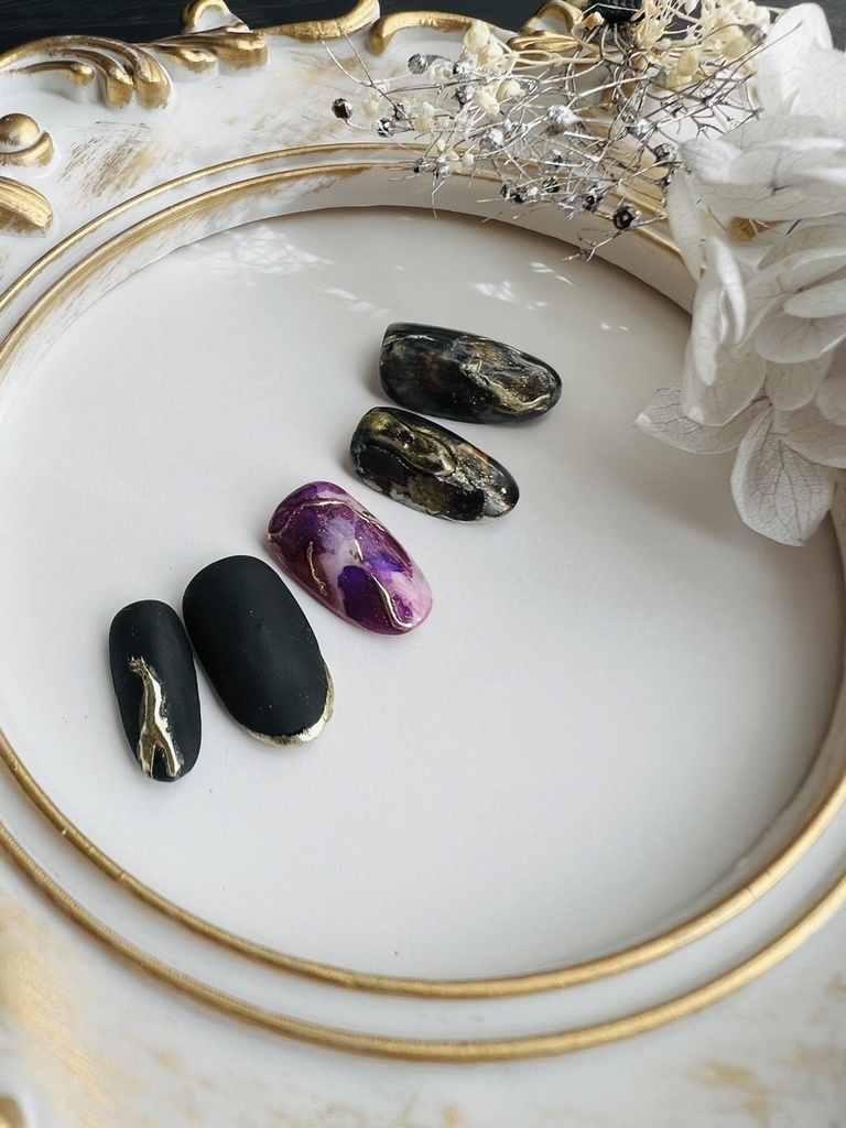 【男士イメージ ニュアンスネイル】灯-Tomoshibi-