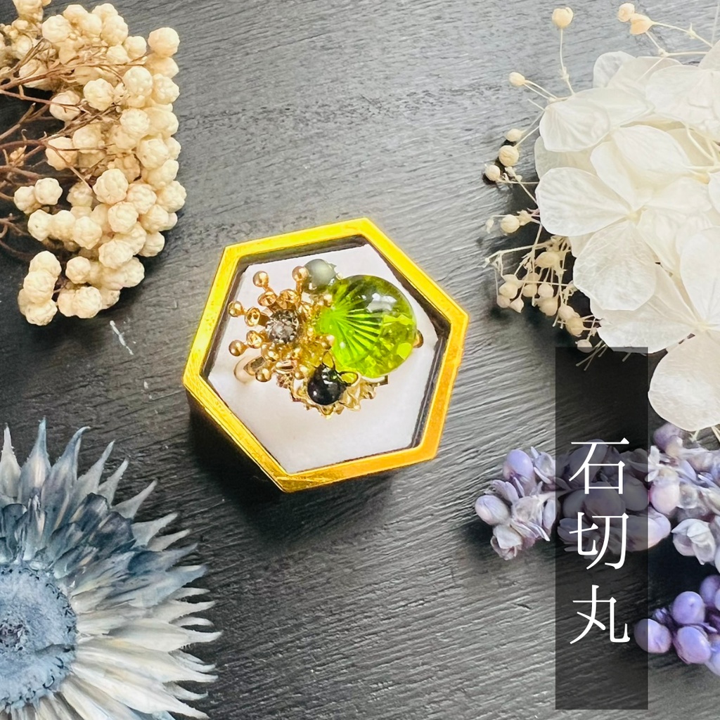 【三条イメージ】ベネチアンガラスの和風リング