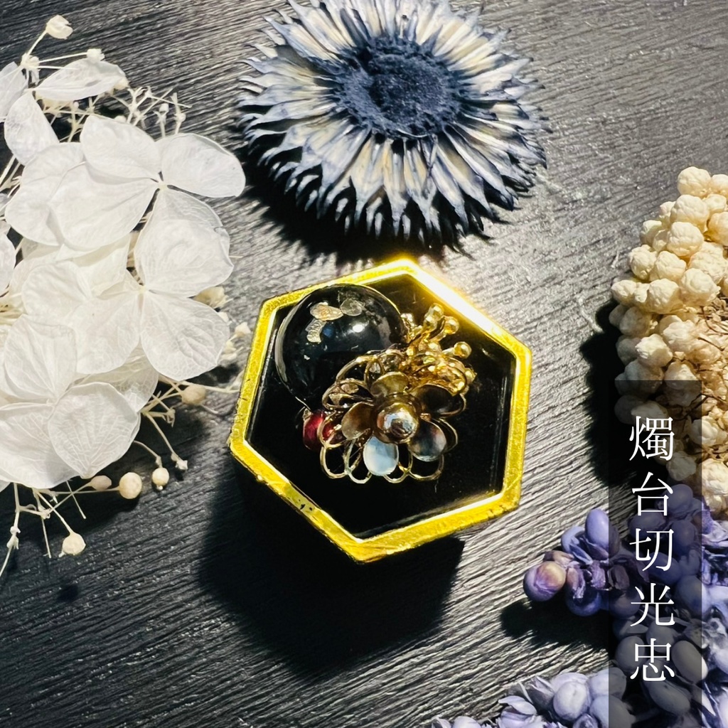 【伊達イメージ】ベネチアンガラスの和風リング