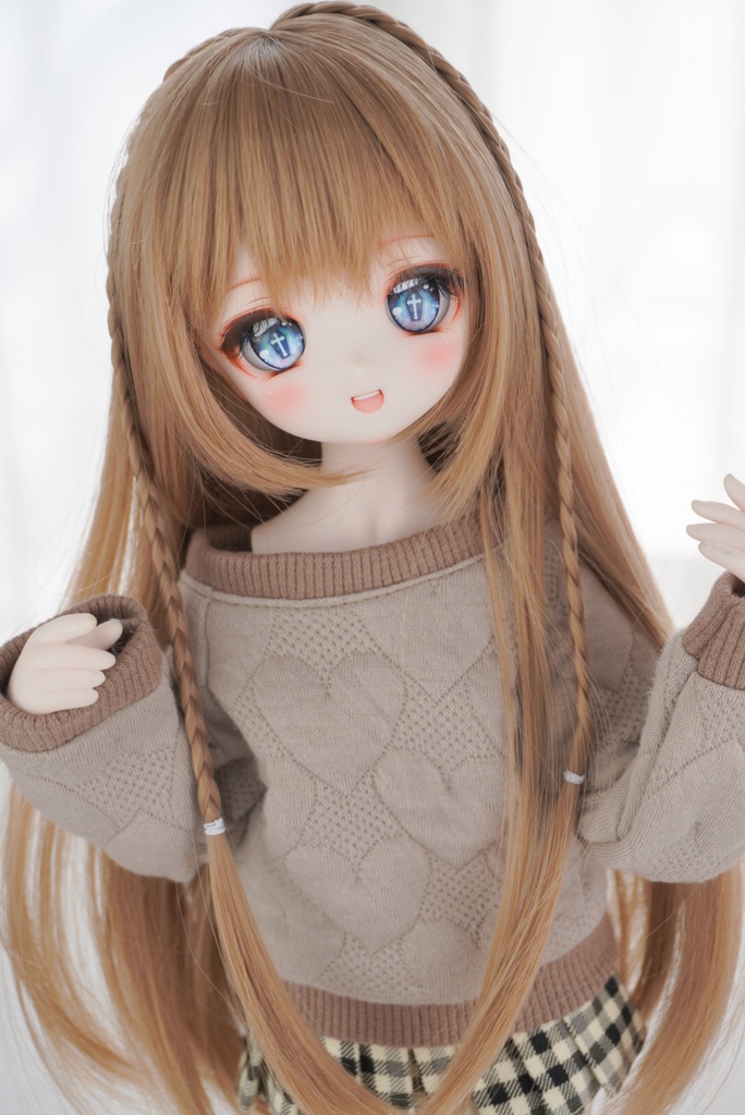 ハートオフショルトップス