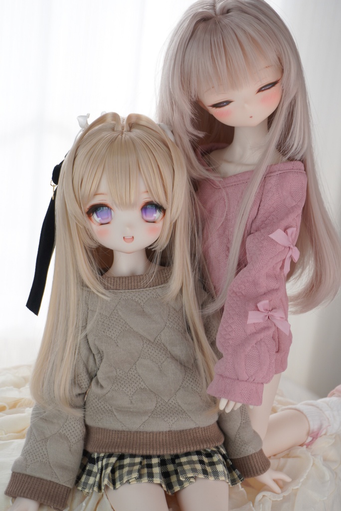 ハートオフショルトップス