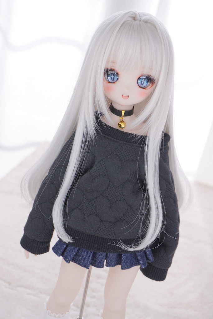 ハートオフショルトップス