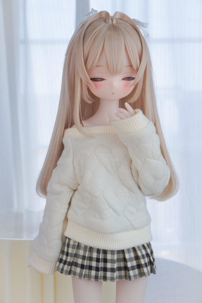 ハートオフショルトップス