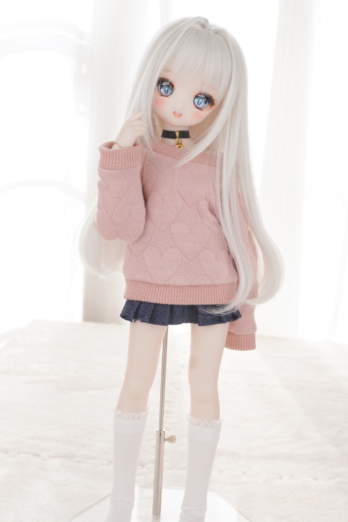 ハートオフショルトップス