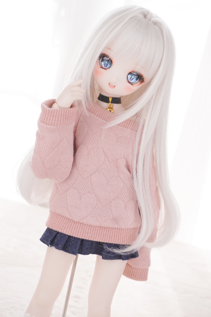 ハートオフショルトップス