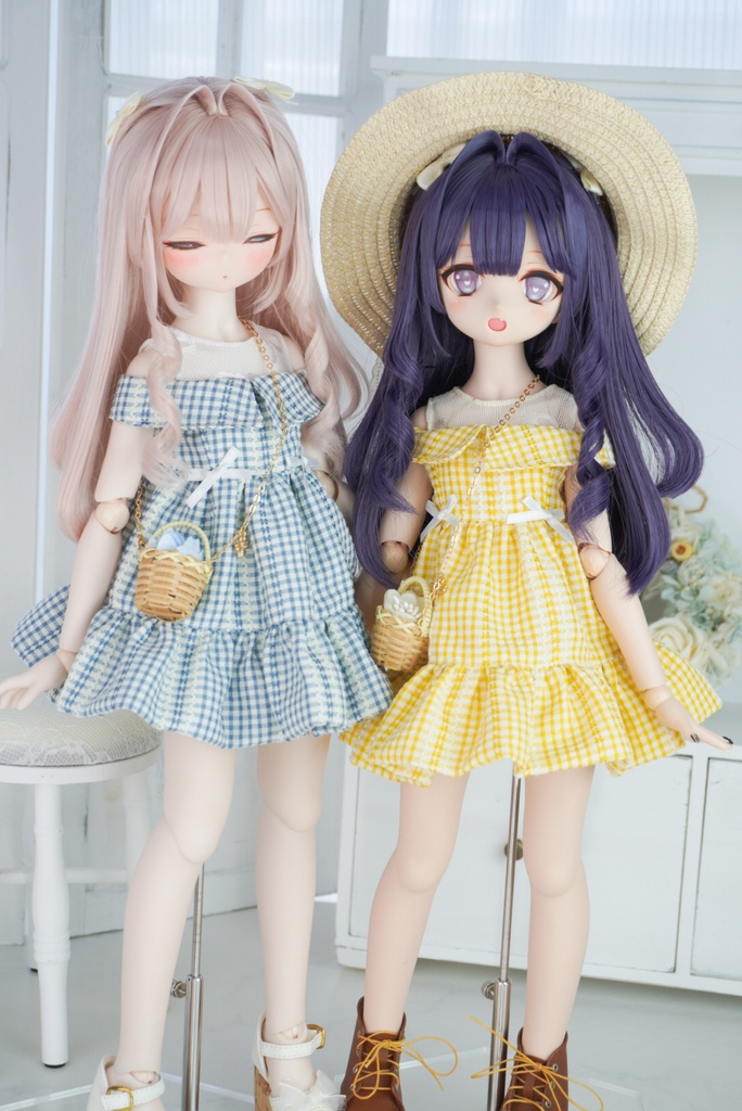 オフショルバルーンワンピース