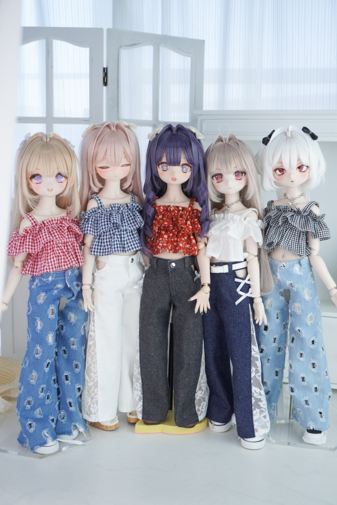 ダメージデニムセット
