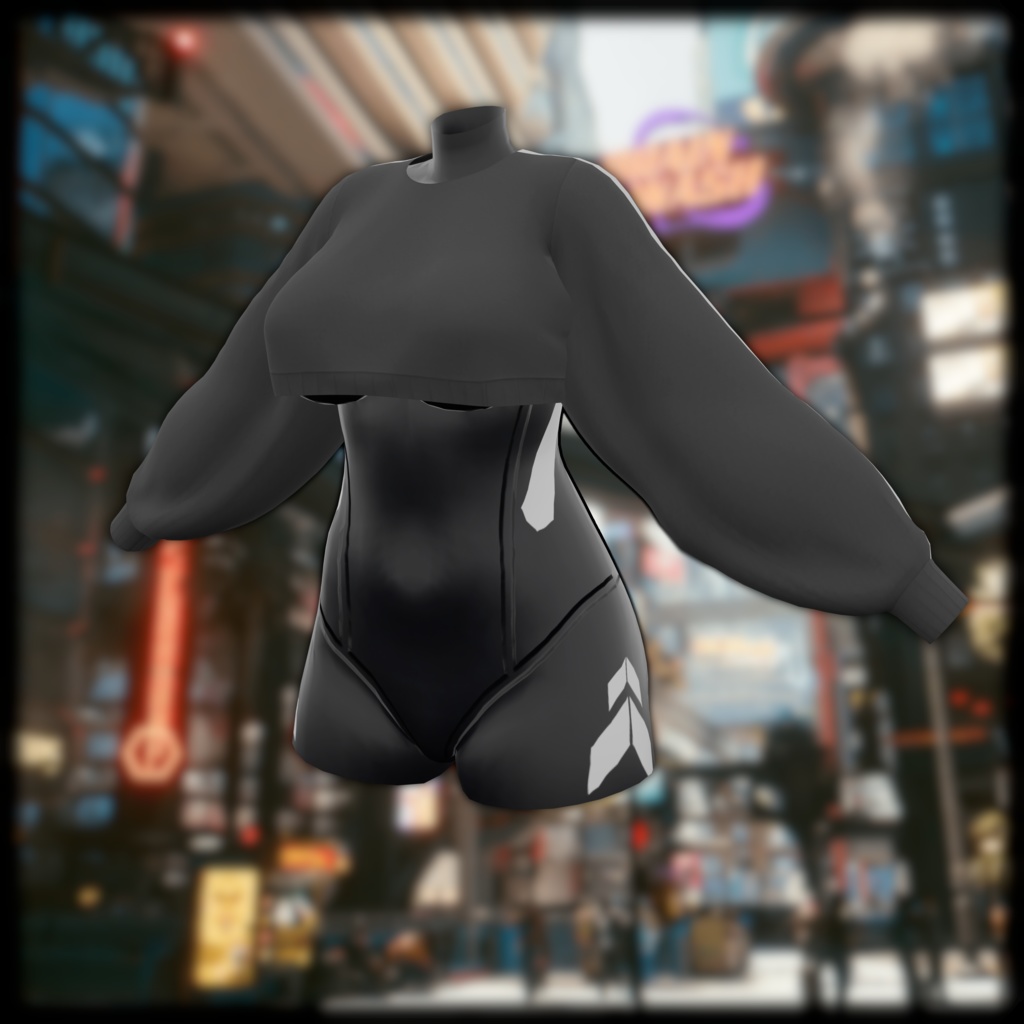【桔梗】 Latex Sweater