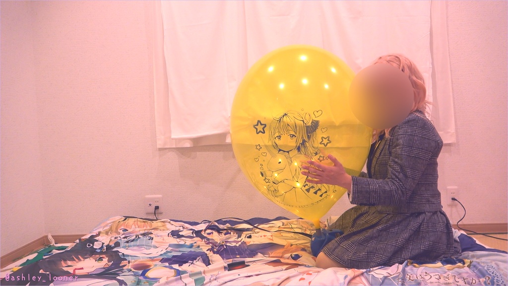 イラスト風船24インチ膨らまし割り（B2P 24" Anime printed balloons）