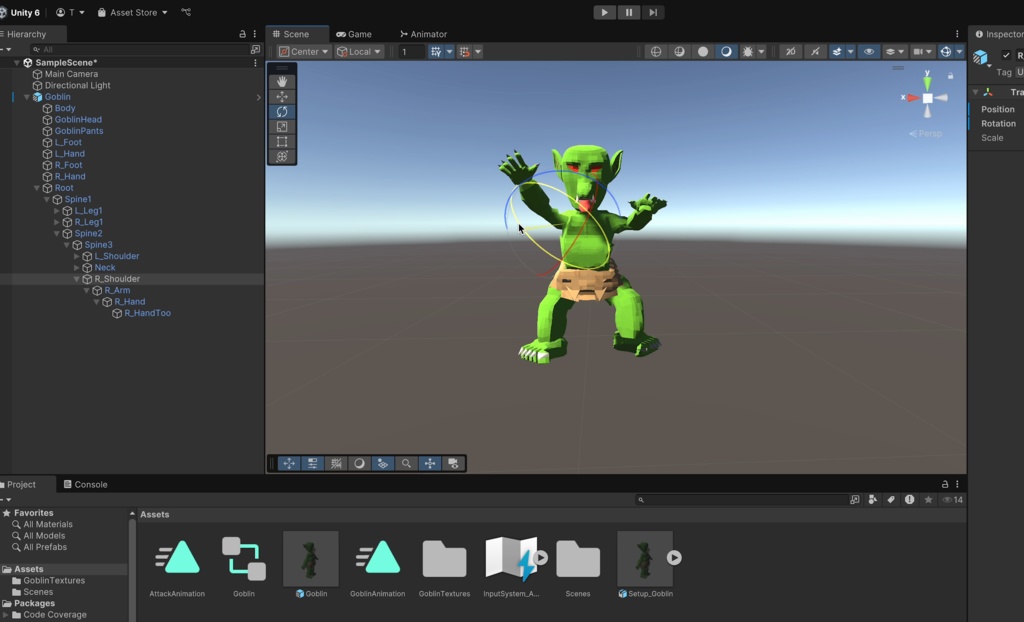 【3DCGモンスターモデル】ゴブリン