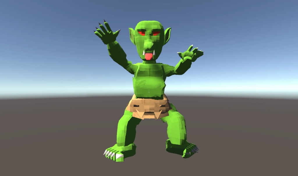 【3DCGモンスターモデル】ゴブリン