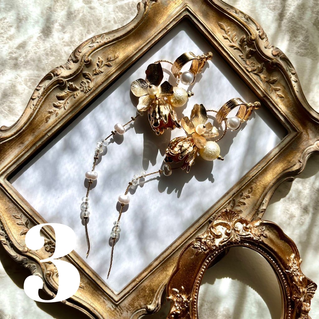 鶴丸イヤーアクセサリー