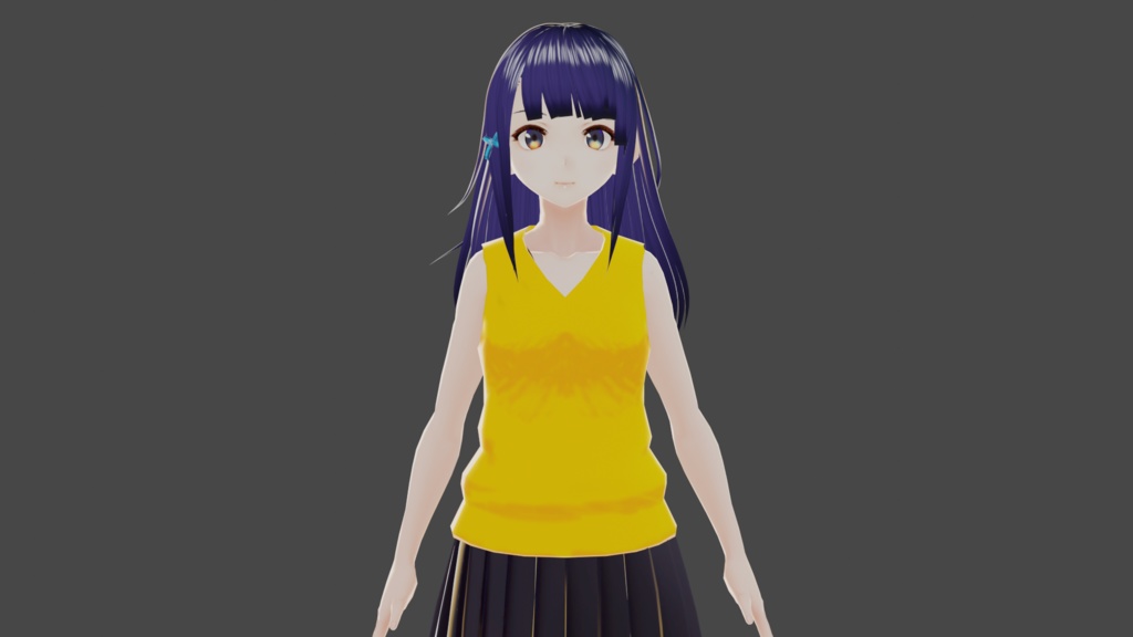 VRoid 袖なしニット5色セット
