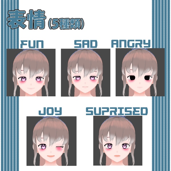 オリジナル3Dモデル『ウサコ』/VRoid製