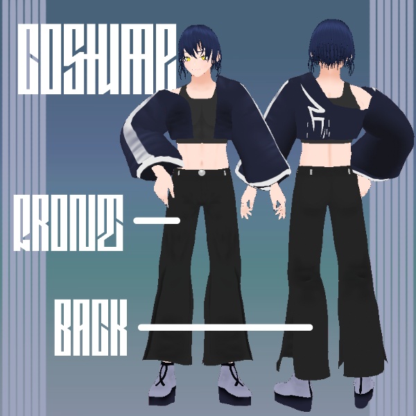 オリジナル3Dモデル「メルメ」